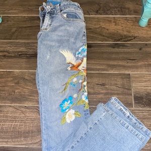 Embroidery Jeans